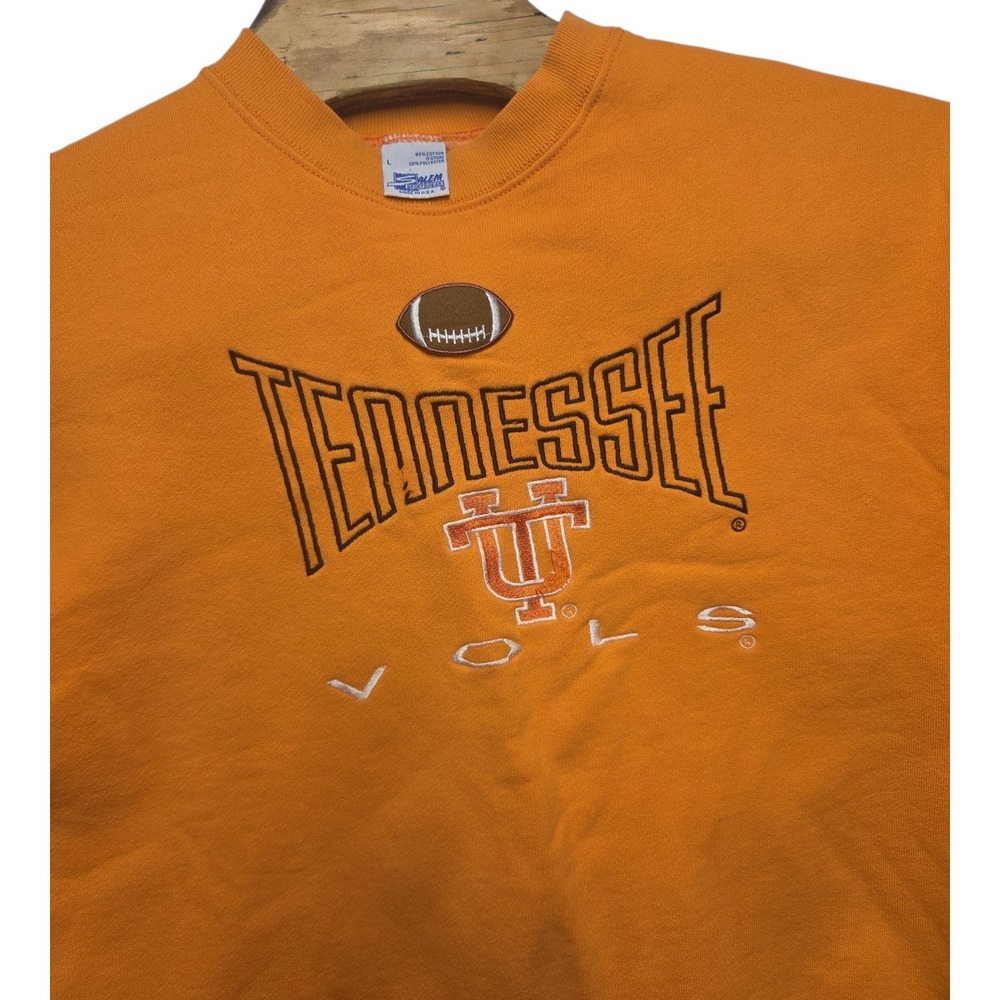 Vintage Salem Sportswear Tennessee Vols Sweatshirt Orange Unisex Large USA Made